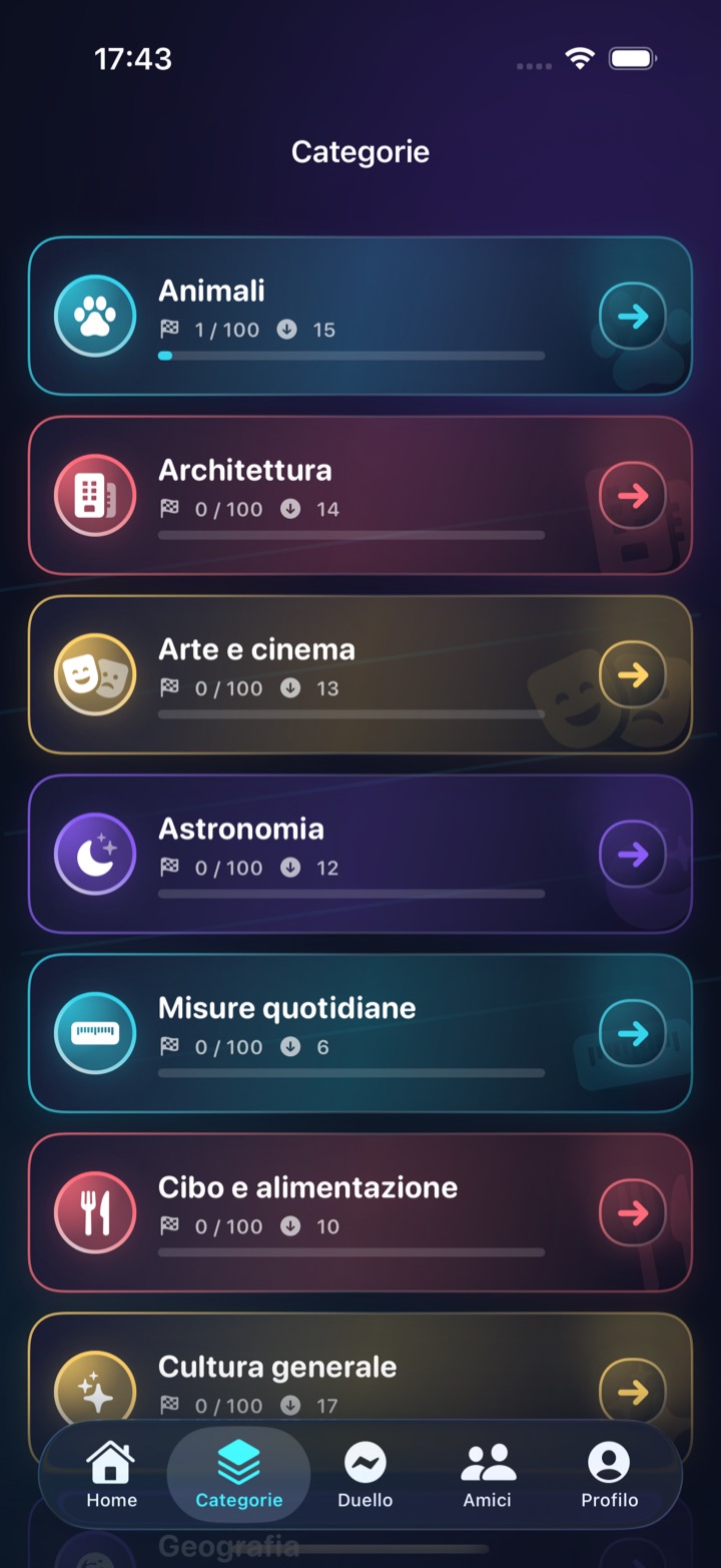 Categorie italiane di First 8 Seconds su iPhone