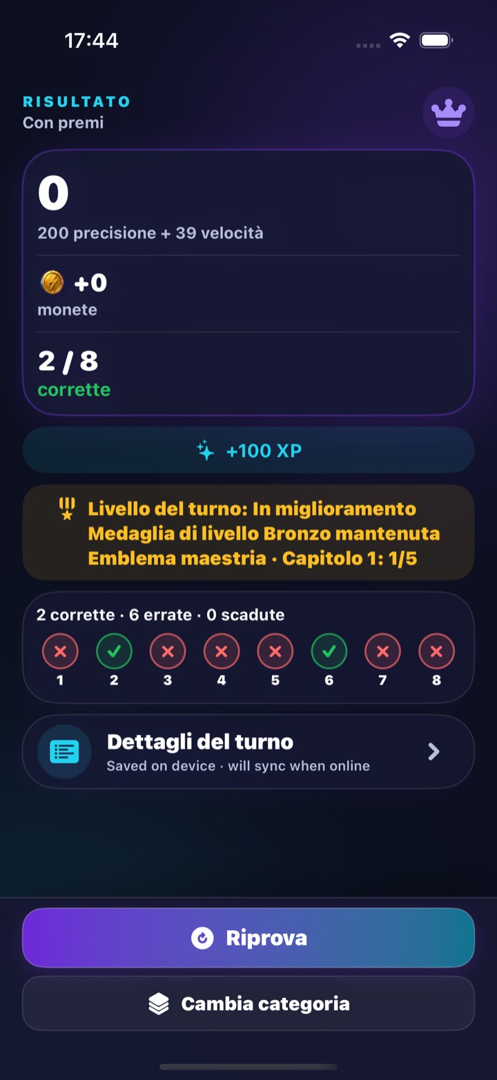 Avanza in modo equo — Italiano iPhone