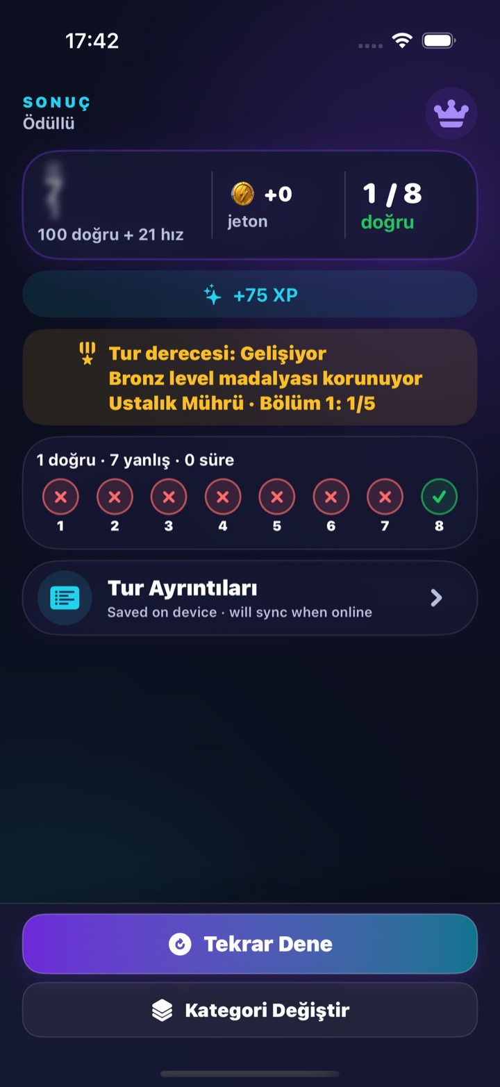 Adil ilerle — Türkçe iPhone